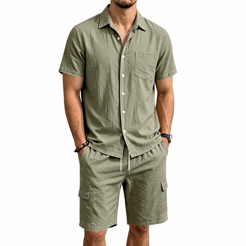 Мужской летний американский ль – обзор и цена Short Linen Drawstring